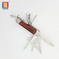 Multi Functional Knife with wood handle 1