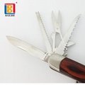 Multi Functional Knife with wood handle 4