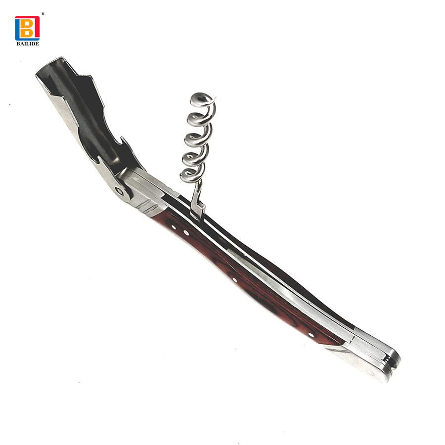 Corkscrew with rose wood handle 3