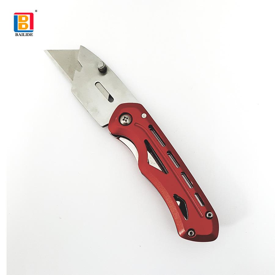 Portable Folding Utility Knife with belt clip BLDKL003R BAILIDE