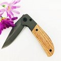  Folding Knife Wood Handle Outdoor hunting pocket knives