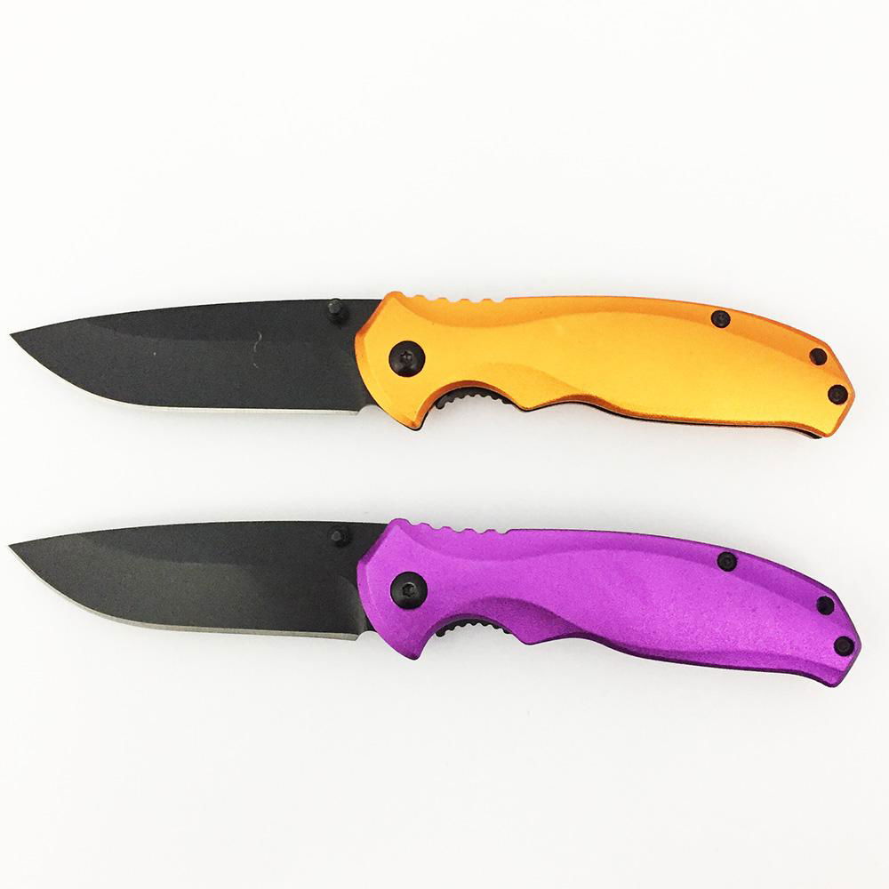 Personalized Aluminum Handle Pocket Survival Knife 4