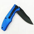 Folding camping hunting survival EDC knife with aluminum handle 3