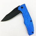 Folding camping hunting survival EDC knife with aluminum handle 5