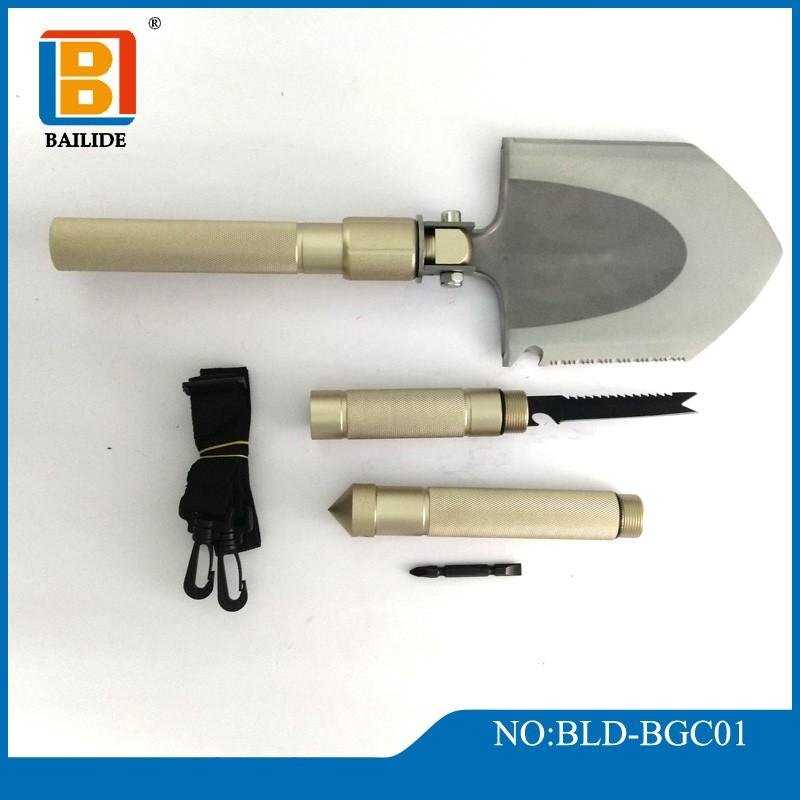 Military Folding Shovel with Carrying Pouch for outdoor