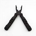 Stainless steel foldable camping pliers with aluminum handle
