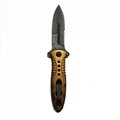 Outdoor Camping Foldable Survival  Hunting Knife