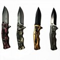 Stainless steel Outdoor Survival Foldable Hunting Knife