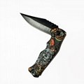 High Quality Stainless steel Folding Portable Hunting Knife