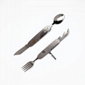 Stainless steel multifunctional removable cutlery set  2