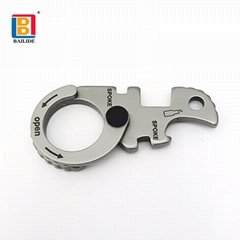 Outdoor EDC promotional gift metal key chain