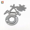 Promotional gift bicycle shape EDC metal key chain