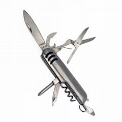 Multifunctional Stainless Steel Pocket Folding Knives Survival Outdoor Camping T