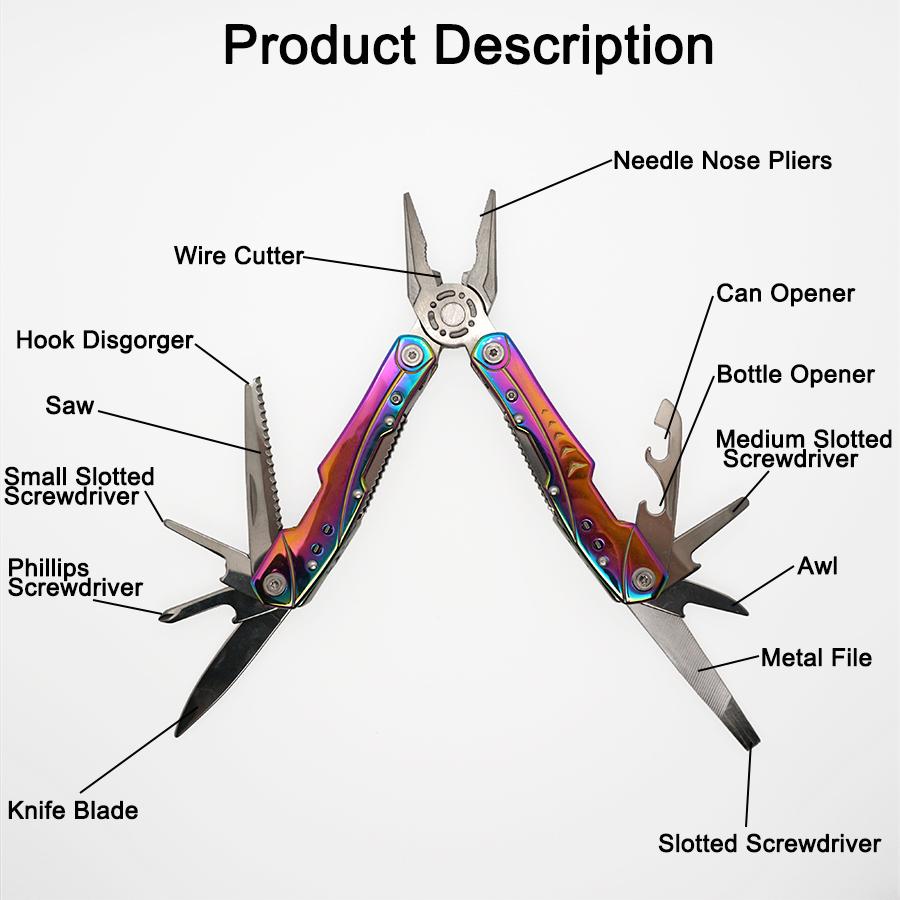 Outdoor Multipurpose Folding Pliers Portable Tool 3