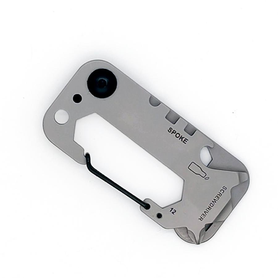 多功能不锈钢折叠工具卡便携式工具 4