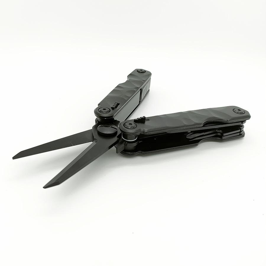 The Black Multifunction Pliers Repair Tools With Knife 5