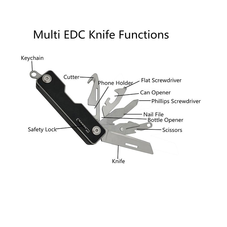 Amazon Hot Selling Multi Functional EDC Outdoor Pocket Tool 2