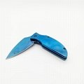 Stainless steel folding hunting knife for outdoor activities