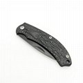 Stainless steel blade and Aluminum handle mini camping hunting knife