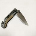 Stainless steel Folding Hunting Knife for Outdoor Camping