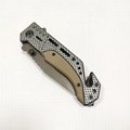 Stainless steel Folding Hunting Knife for Outdoor Camping