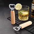 wholesale bottle opener bulk woodencustom logo stainless steel beer opener