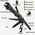 Stainless Steel Multi Wrench and Adjustable Camping Kit Multi Functional Spanner