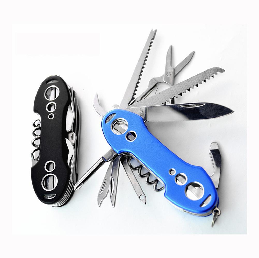 outdoor keychain portable survival folding multi tool multi functional Knife 4