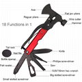 Hammer Survival Multi-purpose Claw hammer Tool Outdoor multi tool with hammer 