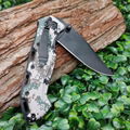 Hunting Camouflage Handle Camping Knife with Belt Clip 3