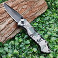 Hunting Camouflage Handle Camping Knife with Belt Clip 1