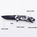  stainless steel multi functional pocket knife tactical folding survival knifes