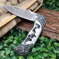 small gift knife tactical hunting camping defense pocket knives 3