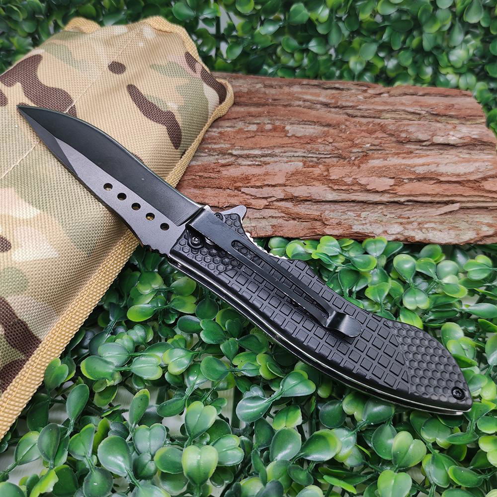 USA flag Tactical Survival Outdoor Folding Pocket Knife 2