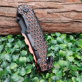 titanium outdoor folding knife hunting camping survival tactical knives 3