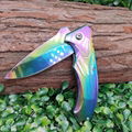 titanium knife folding luxury tactical outdoor knife as gifts for men's 2