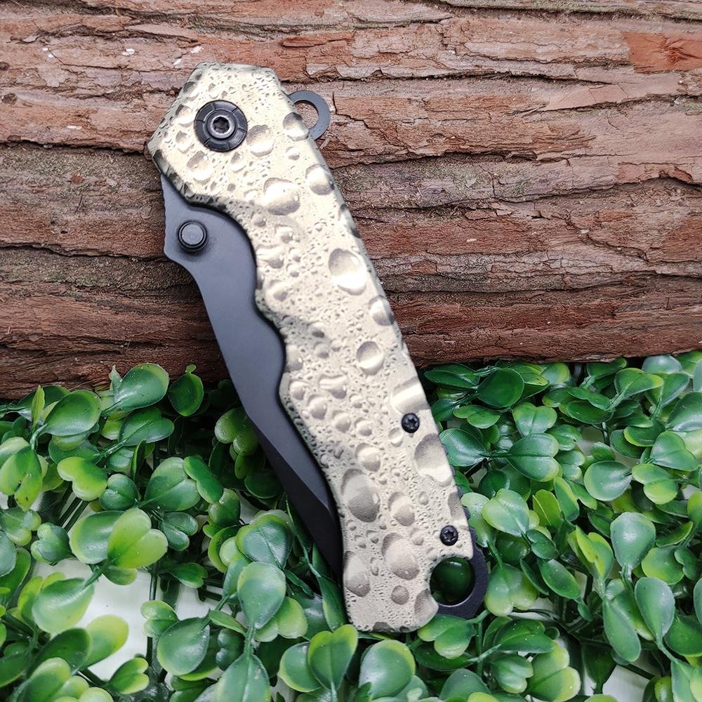 Outdoor camping 3cr13 hunting survival knife stainless steel knife  5