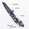  steel folding blade stainless steel multi-functional hunting knife 7