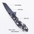  steel folding blade stainless steel multi-functional hunting knife