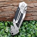 Tanto knife blade edc titanium folding hunting knife 6
