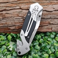 Tanto knife blade edc titanium folding hunting knife