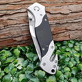 Tanto knife blade edc titanium folding hunting knife