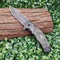 titanium survival knife outdoor hunting