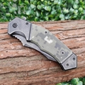 titanium survival knife outdoor hunting camping knives