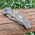 titanium survival knife outdoor hunting camping knives 6