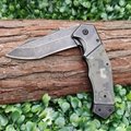 titanium survival knife outdoor hunting camping knives