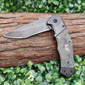 titanium survival knife outdoor hunting camping knives 3