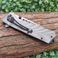 Hunting camping folding blade outdoor survival knife