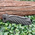 Hunting camping folding blade outdoor survival knife