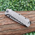 Hunting camping folding blade outdoor survival knife